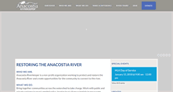 Desktop Screenshot of anacostiariverkeeper.org